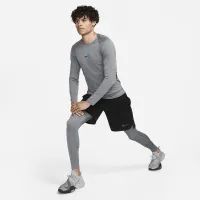 Nike Pro чоловічі Dri-FIT Slim Long-Sleeve Fitness Top колір сірий