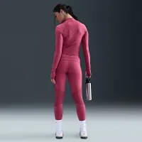 Nike Pro жіноча З високою талією лосіни колір фіолетовий
