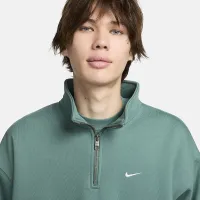 Nike Solo Swoosh мужские 1/4-Zip Top цвет зеленый