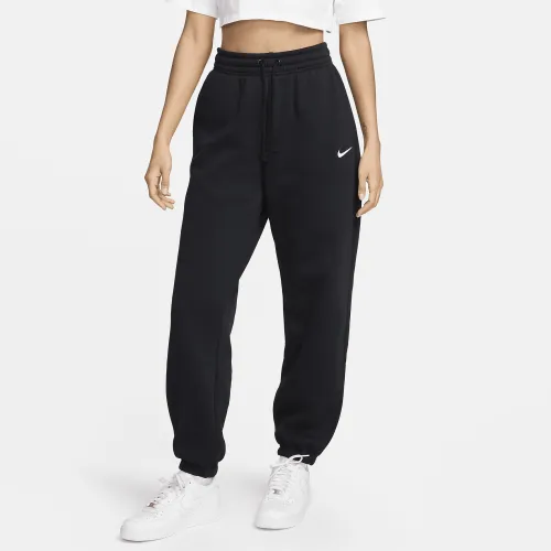 Nike Sportswear Phoenix Fleece женская С высокой Талией оверсайз Sweatpants цвет черный