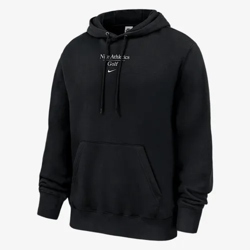 Nike Club Fleece чоловічі для гольфу Pullover Толстовка з капюшоном колір чорний