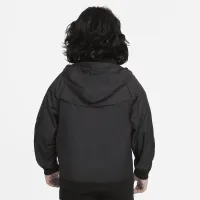 Nike Sportswear Windrunner Big дитячі (для хлопчиків) Loose Hip-Length Hooded Куртка (Extended Size) колір чорний