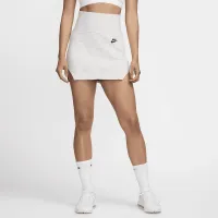 Nike Sportswear Tech Fleece женская С высокой Талией Mini юбка цвет серый
