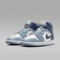 Nike Air Jordan 1 Mid женская Кроссовки цвет белый
