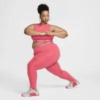 Nike Pro жіноча Dri-FIT Cropped Tank Top (великі розміри) Pink