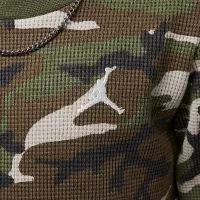 Nike Jordan Brooklyn Essentials Toddler Camo Long Sleeve Top цвет зеленый