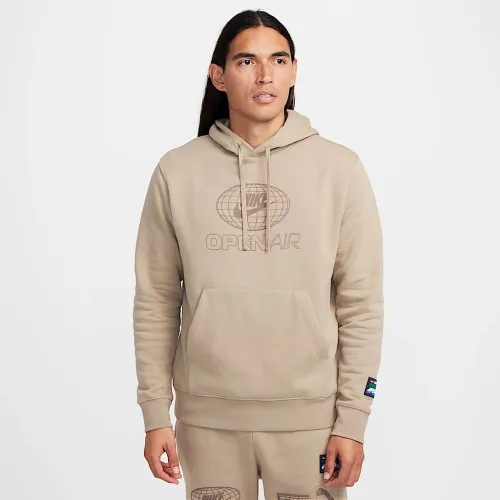 Nike Sportswear Club чоловічі Fleece Pullover Толстовка з капюшоном колір коричневий