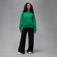 Nike Jordan Brooklyn Fleece жіноча Crew-Neck світшот колір зелений
