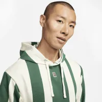 NikeCourt Heritage чоловічі Dri-FIT Fleece Tennis Толстовка з капюшоном колір зелений