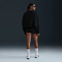 NikeCourt Phoenix Fleece жіноча Over-оверсайз Crew-Neck Tennis світшот колір чорний