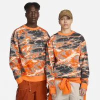Nike ACG Nike Therma-FIT Fleece Allover Print Crew Orange