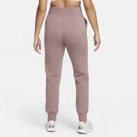 Nike Sportswear Phoenix Fleece женская С высокой Талией Joggers цвет фиолетовый