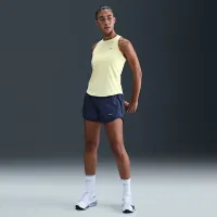Nike Tempo женская Dri-FIT Mid-Rise Brief-Lined Running шорты синий