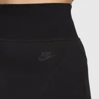 Nike Sportswear Tech Fleece женская С высокой Талией Mini юбка цвет черный