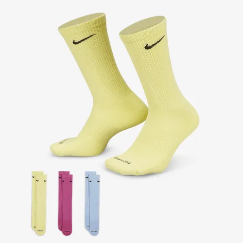 Nike Everyday Plus Cushioned тренировочные Crew носки (3 пары) многоцветный