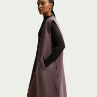 Nike Sportswear Tech Fleece жіноча оверсайз Sleeveless Duster колір фіолетовий