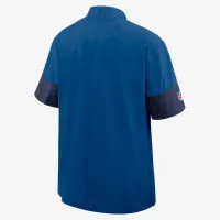 Indianapolis Colts Sideline Coach чоловічі Nike NFL 1/2-Zip Short-Sleeve Hooded Куртка блакитний