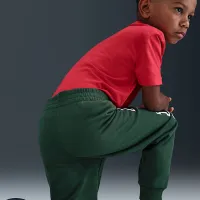 Nike Sportswear Little дитячі P.E. Blocked Pullover Толстовка з капюшоном and Pants комплект колір зелений