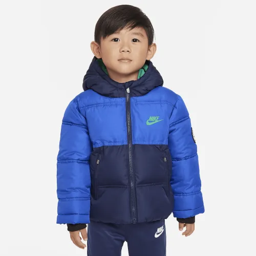 Nike Colorblock Puffer Toddler Куртка блакитний