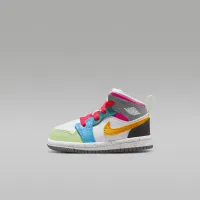 Nike Jordan 1 Mid SE Baby/Toddler Кросівки колір білий