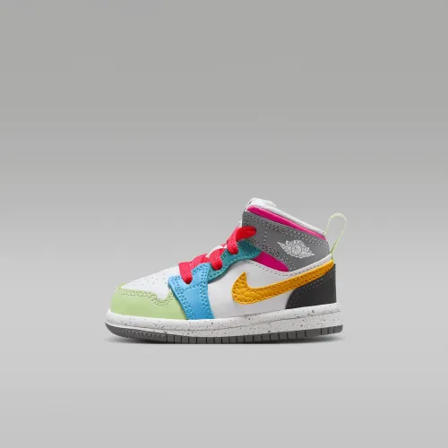 Nike Jordan 1 Mid SE Baby/Toddler Кросівки колір білий