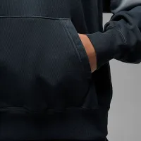 Nike Jordan Flight Fleece жіноча Satin-Lined Pullover Толстовка з капюшоном колір сірий