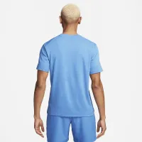 Nike Primary мужские Dri-FIT Short-Sleeve Versatile Top синий