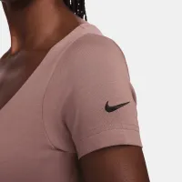 Nike Sportswear Essential Swoosh жіноча Short-Sleeve Top колір фіолетовий