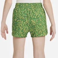 Nike One Big дитячі (Girls') Woven З високою талією шорти колір зелений