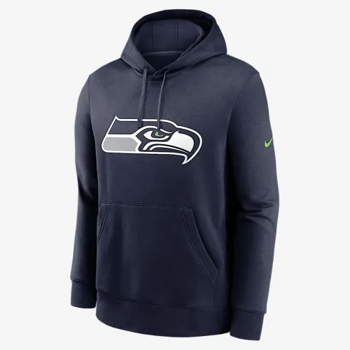 Seattle Seahawks мужские Nike NFL Pullover Толстовка с капюшоном синий