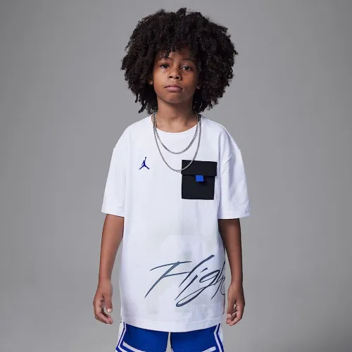 Nike Jordan Big детские Flight Utility Top цвет белый