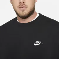 Nike Sportswear Club Fleece мужские Crew цвет черный