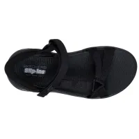 Кроссовки Сандали Женские Skechers Slip-ins GO WALK Flex Sandal - Illuminate (141481-BBK)