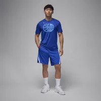 Nike France Practice чоловічі Jordan баскетбольні футболка блакитний