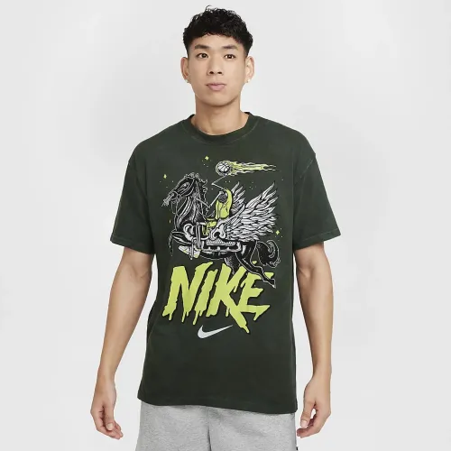 Nike чоловічі Max90 баскетбольні футболка колір зелений
