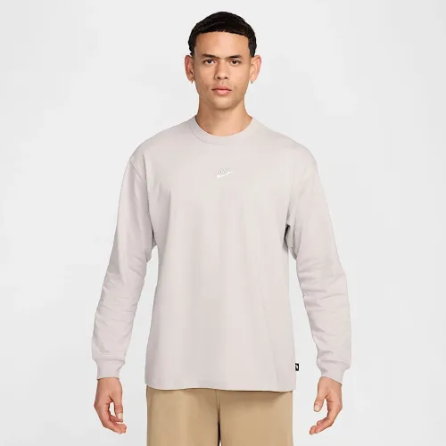 Nike Sportswear Premium Essentials чоловічі Long-Sleeve футболка колір сірий