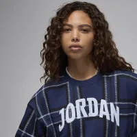 Nike Jordan Brooklyn Fleece жіноча Graphic Crew-Neck світшот блакитний