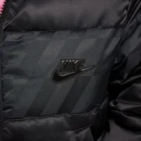 Nike Toddler Jacquard Hazard Stripe Puffer Куртка колір чорний