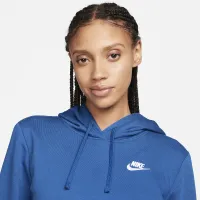 Nike Sportswear Club Fleece женская Pullover Толстовка с капюшоном синий