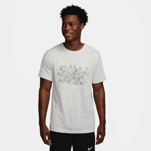 NikeCourt чоловічі Dri-FIT Tennis футболка колір сірий