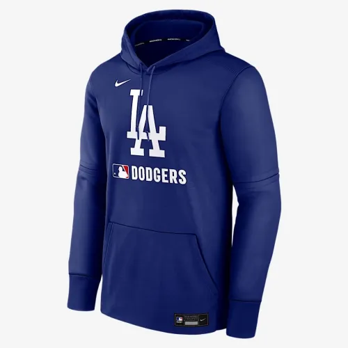 Los Angeles Dodgers Authentic Collection чоловічі Nike Therma MLB Pullover Толстовка з капюшоном блакитний