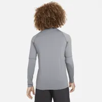 Nike Pro Big детские (для мальчиков) Dri-FIT Long-Sleeve Top цвет серый