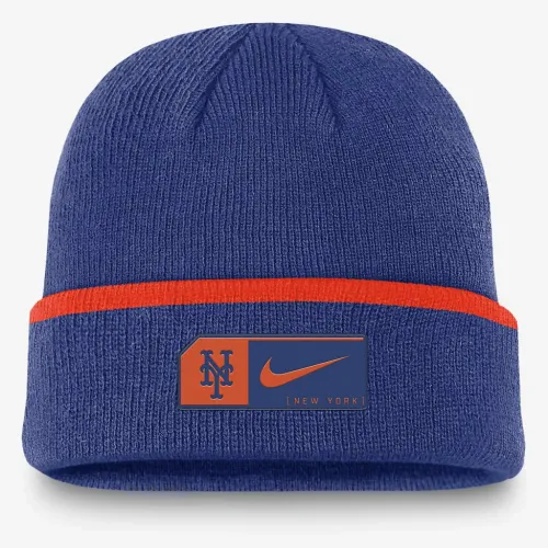 New York Mets Terra мужские Nike MLB Cuffed Beanie синий