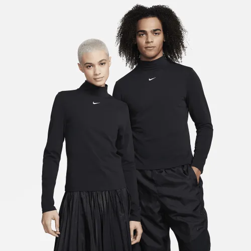Nike Sportswear Collection Essentials жіноча Long-Sleeve Mock Top колір чорний