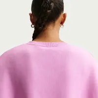 Nike Sportswear Phoenix Fleece женская Over-оверсайз Crew-Neck свитшот цвет фиолетовый