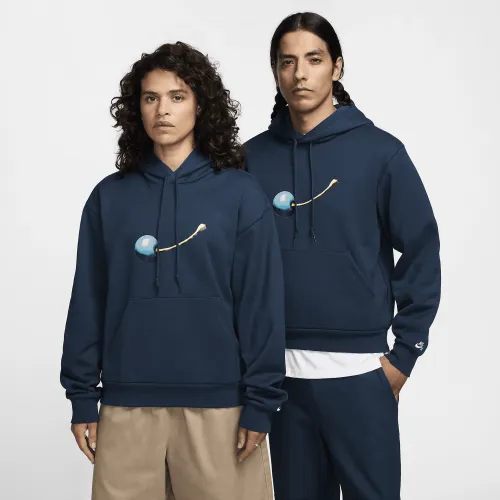 Nike SB Fleece Pullover Skate Толстовка з капюшоном блакитний