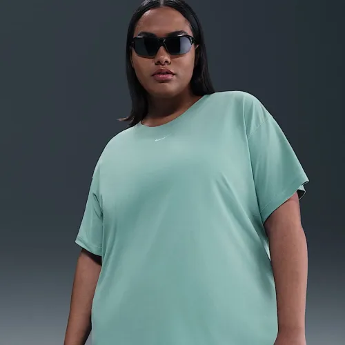 Nike Sportswear Essential жіноча футболка (великі розміри) колір зелений