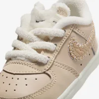 Nike Force 1 SE Baby Crib Booties колір коричневий