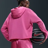 Nike A'ja Wilson жіноча оверсайз Cropped баскетбольні Толстовка з капюшоном Pink