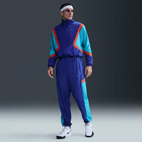 Nike Icon мужские Woven баскетбольные Pants цвет фиолетовый